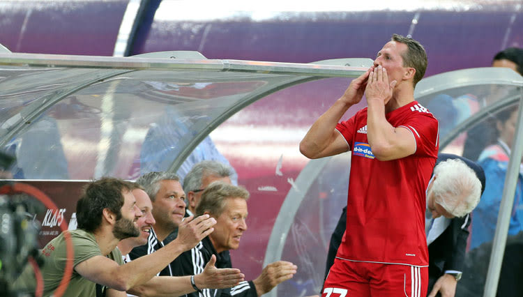 Auch der mehrfache Formel-1-Champion Michael Schumacher zählte zu Ballacks Team.