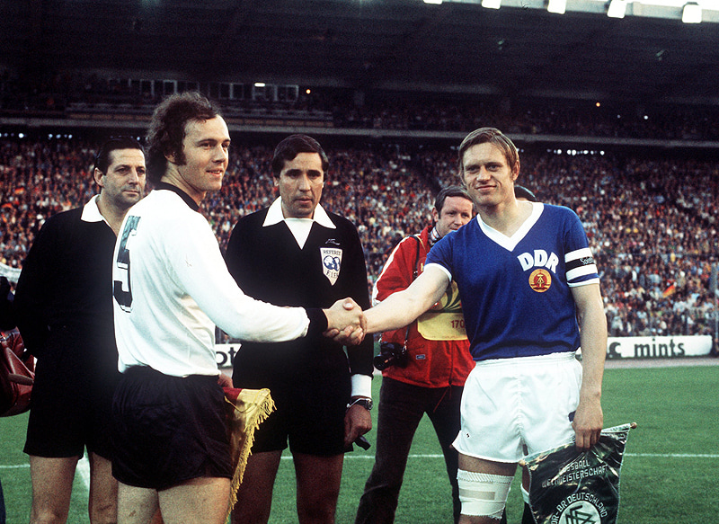 Franz Beckenbauer und Bernd Bransch