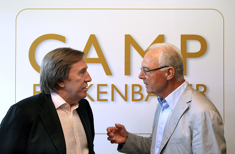 Günter Netzer und Franz Beckenbauer