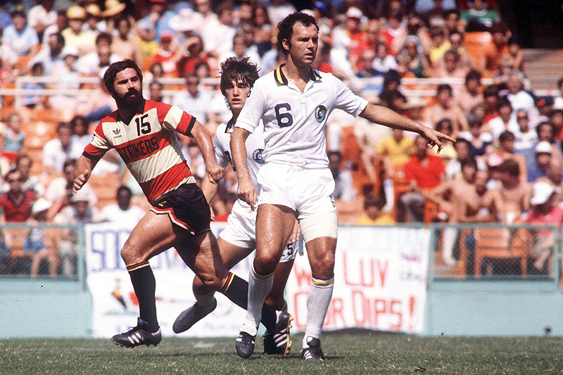 Ged Müller und Franz Beckenbauer