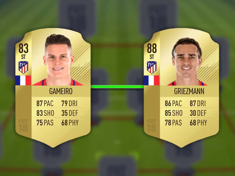 Antoine Griezmann und Kevin Gameiro