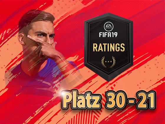 FIFA 19: Die besten Spieler - Platz 30 bis 21