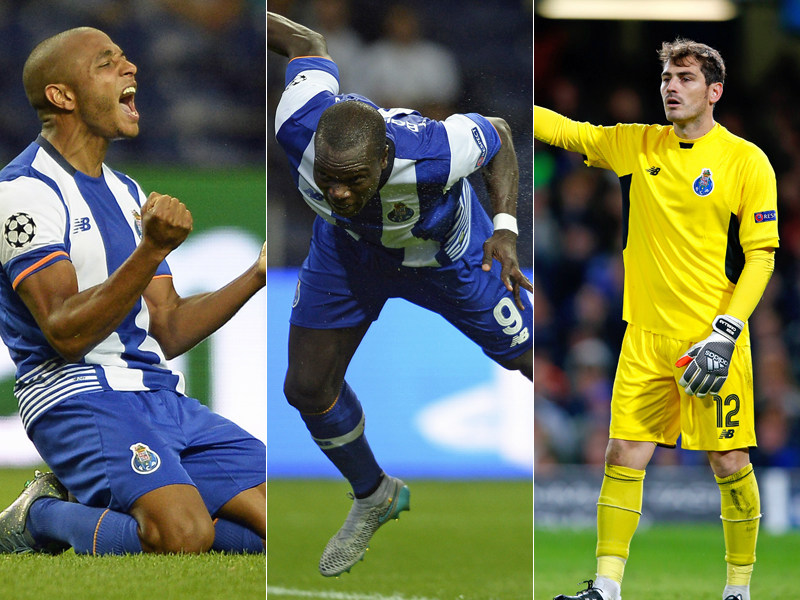 Yacine Brahimi, Vincent Aboubakar und Iker Casillas.