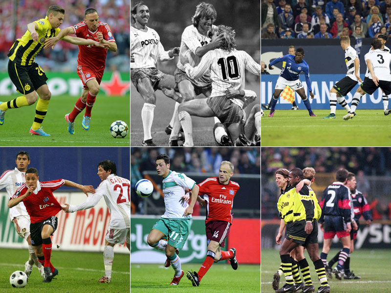 Packende Vergleiche auf der gro&#223;en B&#252;hne: Die deutschen Duelle im Europapokal.