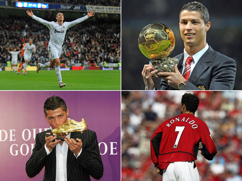 Er sammelt Rekord &#252;ber Rekord: Ob bei Manchester United, Real Madrid, in der Champions League oder als Einzelspieler: Cristiano Ronaldo.