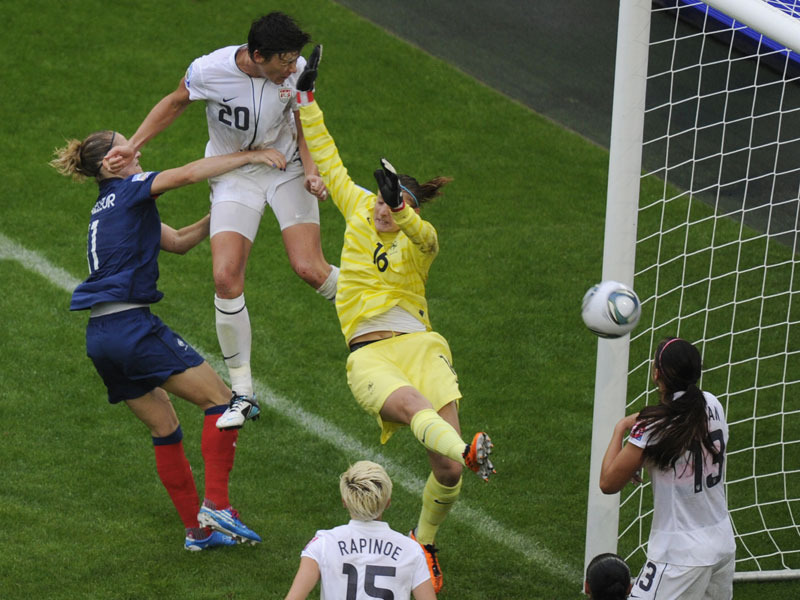 Abby Wambach k&#246;pft zum 2:1