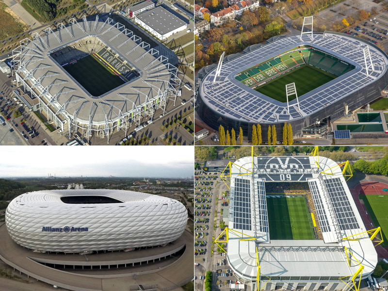 In diesen Stadien wird bei der EM 2024 gespielt Europameisterschaft