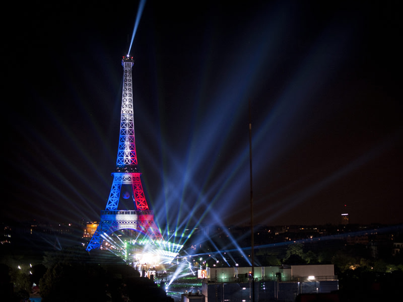 David Guetta am Eiffelturm