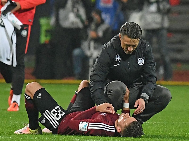 Niko Kovac (oben) mit Tim Leibold