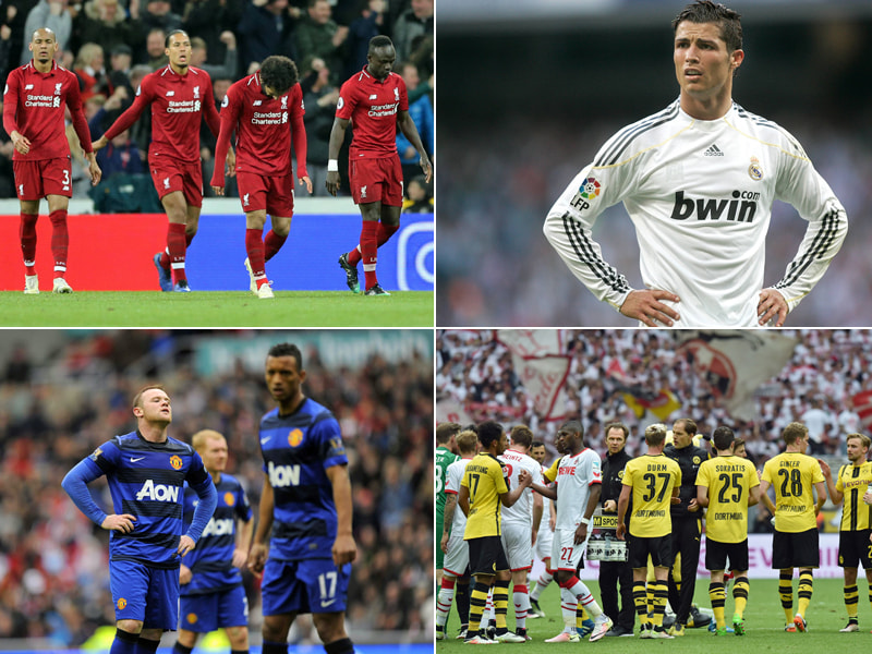 Liverpool, Real, Manchester United und Borussia Dortmund: Diese vier Teams kennen das Gef&#252;hl einer bitteren Vize-Meisterschaft.