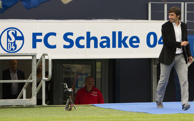 Ankunft auf Schalke