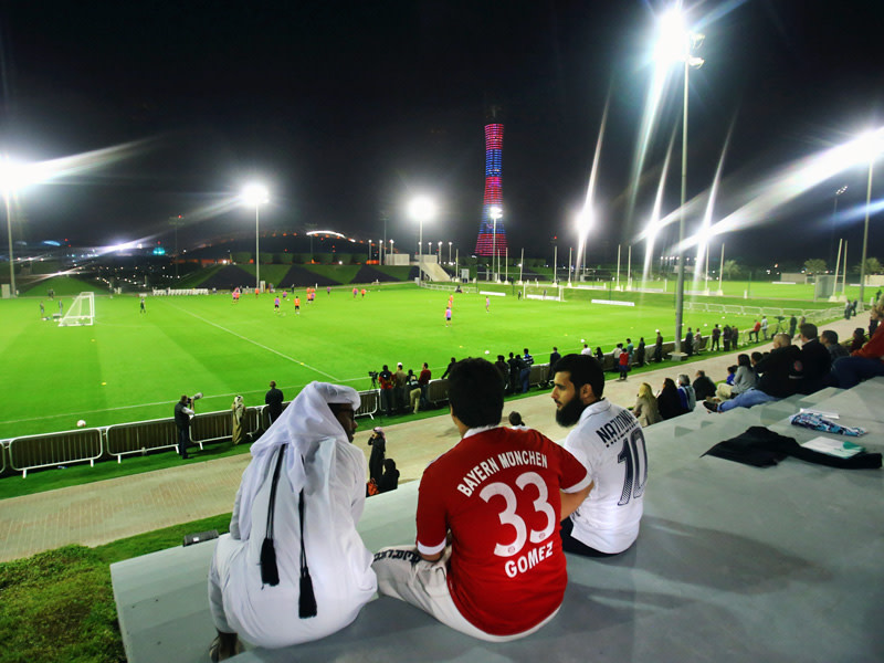 FC Bayern trainiert in Doha