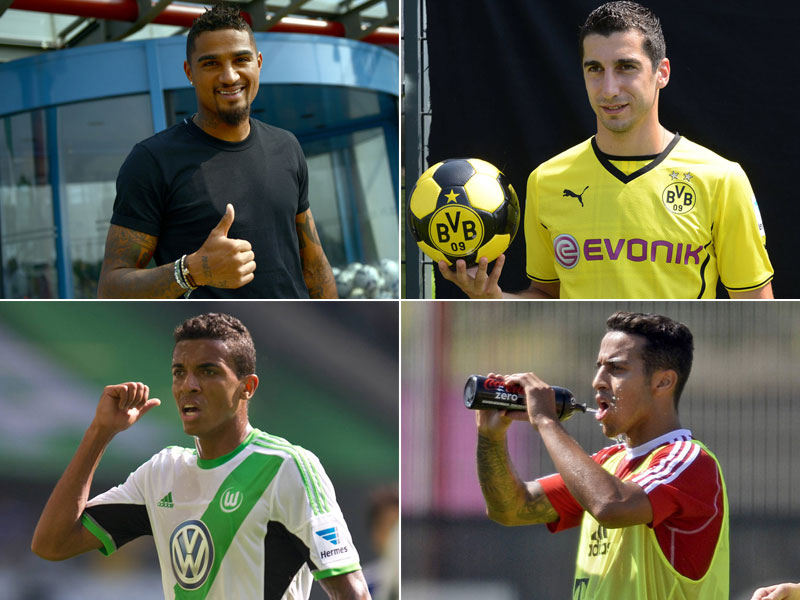 Boateng, Mkhitaryan, Gustavo, Thiago - das sind nur vier von mehreren Top-Wechseln der Bundesligisten in diesem Sommer. Die Highlights auf dem Transfermarkt in Bildern...