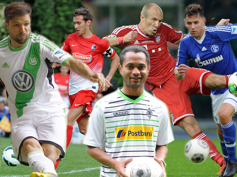 Diego, Julian Schuster, Raffael, Arjen Robben &amp; Adam Szalai