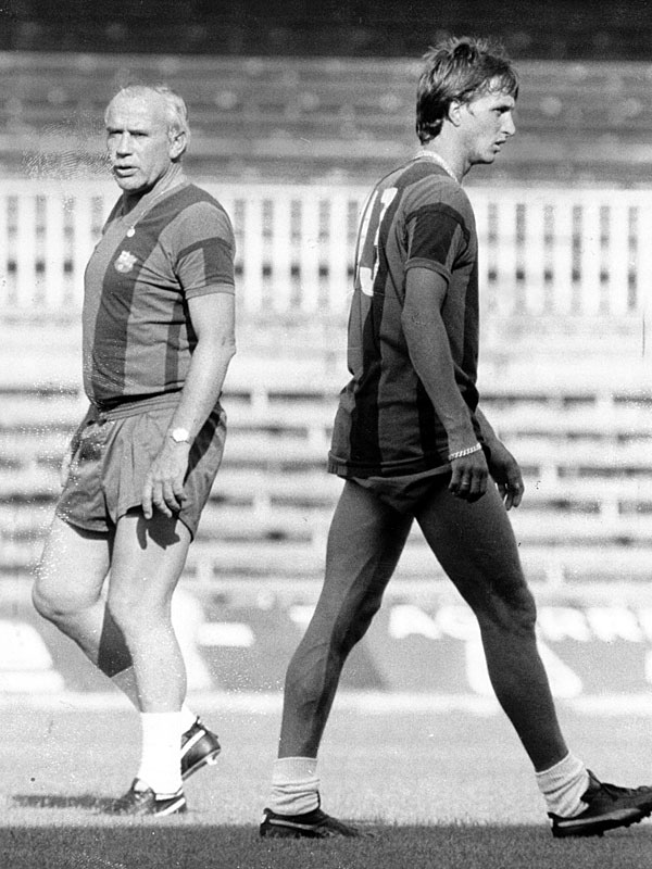 Weisweiler und Cruyff