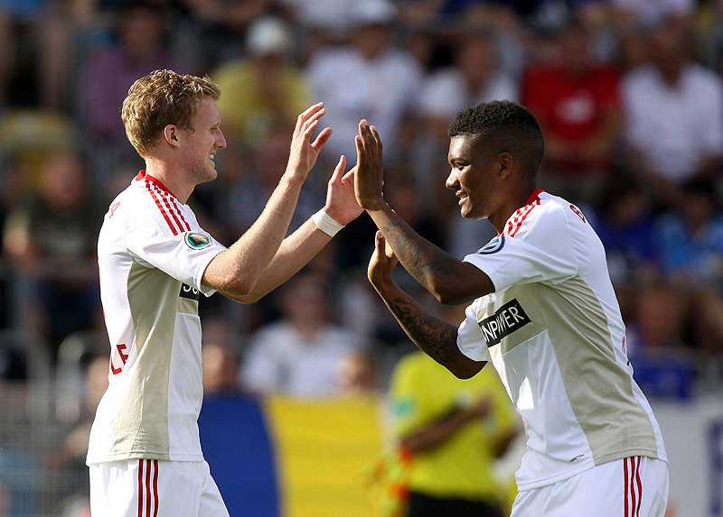 Andr&#233; Sch&#252;rrle und Junior Fernandes