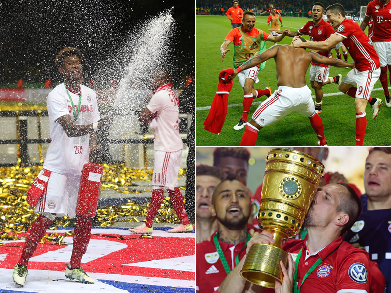Bayern feiert Triumph im DFB-Pokalfinale