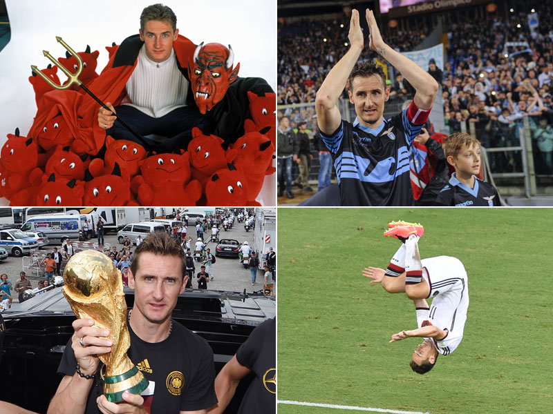 Deutschlands Nationalspieler Miroslav Klose. 