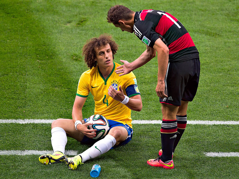 Trost: Klose will David Luiz auf die Beine helfen