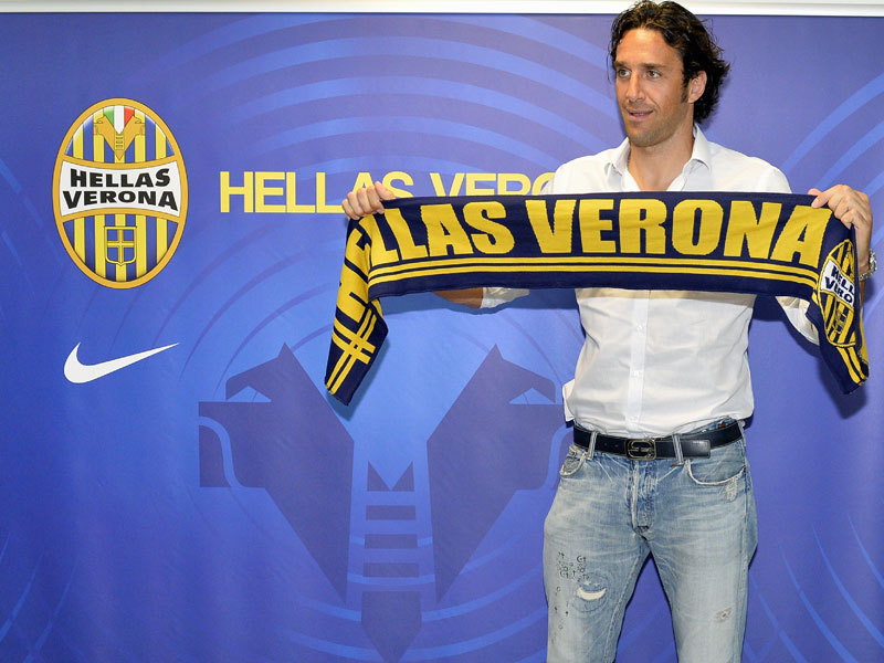 Die letzte Station: Luca Toni bei Hellas Verona.
