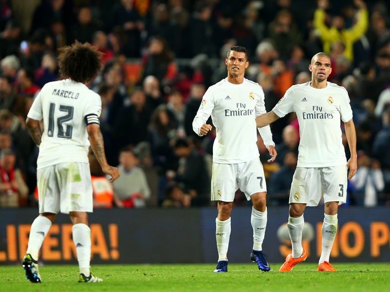 Marcelo, Cristiano Ronaldo und Pepe