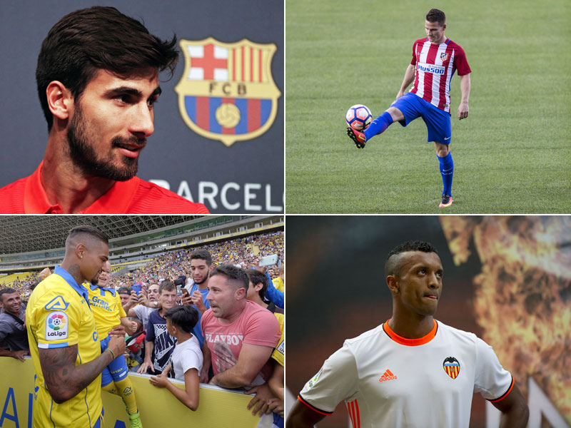 Neues Gewand, neue Hoffnung: Andr&#233; Gomes, Kevin Gameiro, Kevin-Prince Boateng und Nani.