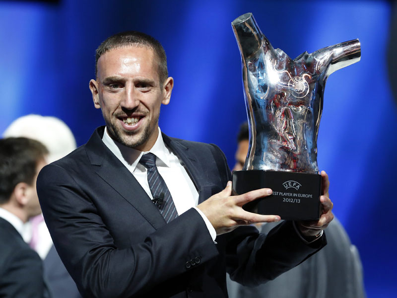 Franck Ribery ist Europas Fu&#223;baller des Jahres