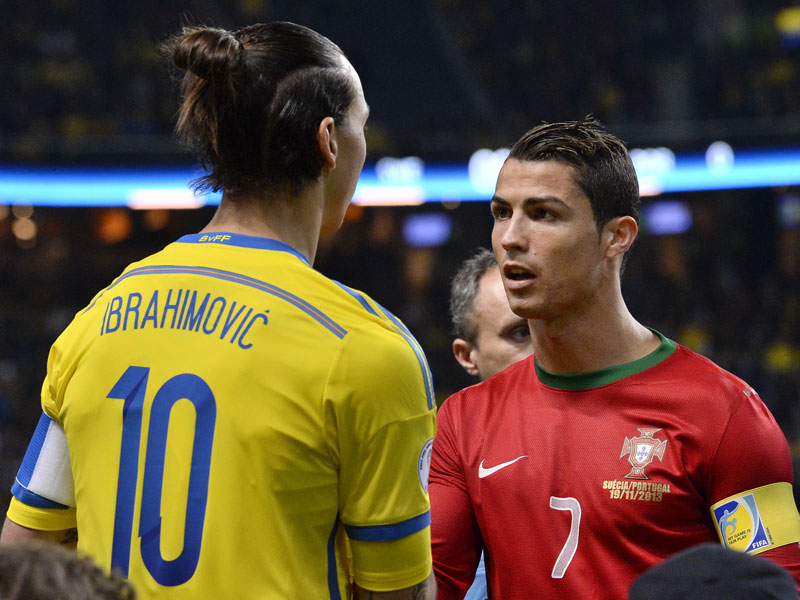 Ronaldo gegen Ibrahimovic