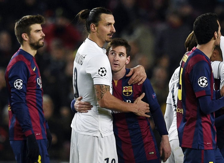 Da schaut selbst Lionel Messi auf. Zlatan Ibrahimovic schaffte den Sprung in die Mannschaft mit 214.674 Stimmen.