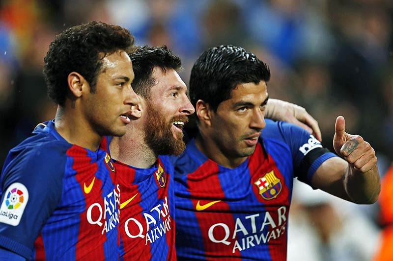 Neymar, Messi, Suarez