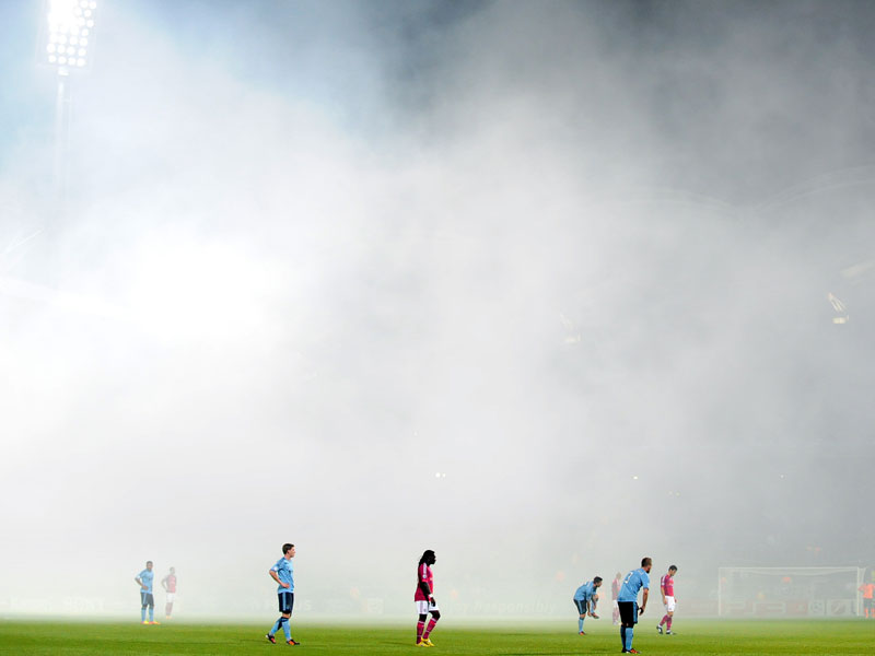 Nebel in Lyon