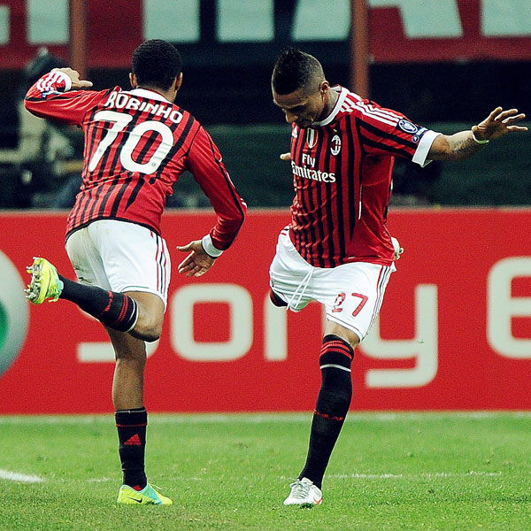 Robinho und Kevin-Prince Boateng