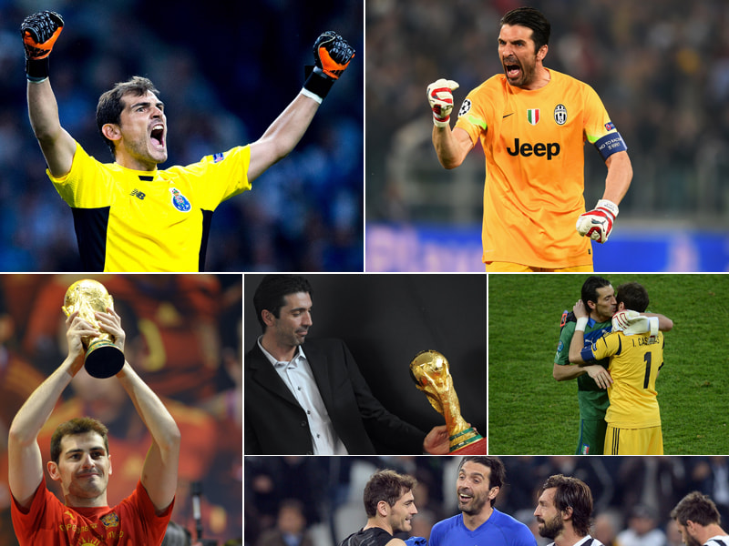 Zwei Legenden: Iker Casillas und Gianluigi Buffon