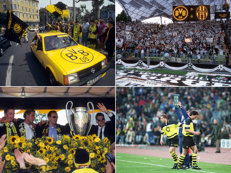 Dortmund feiert den CL-Titel 1997