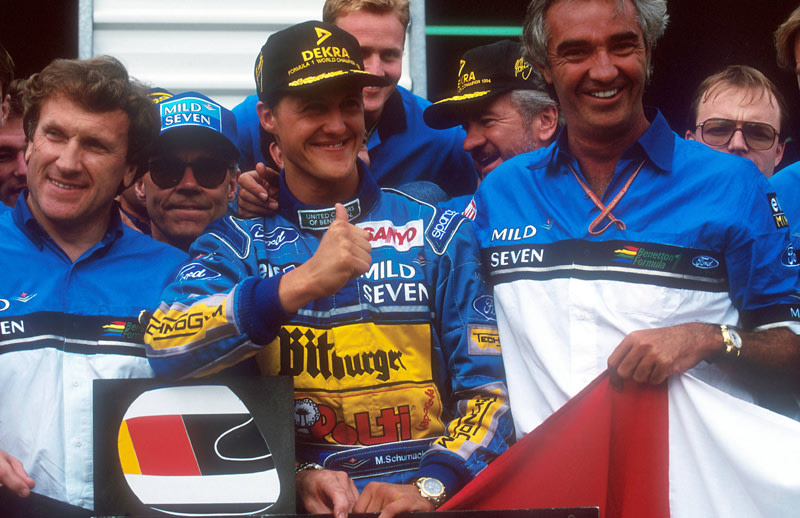 Michael Schumacher und Flavio Briatore