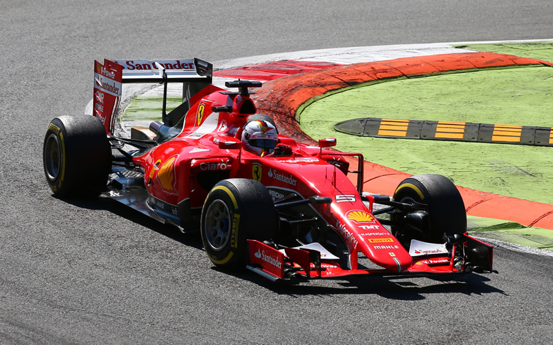 Erstmals agierte Vettel in Monza als Ferrari-Pilot und fuhr nach klasse Leistung als Zweiter durchs Ziel. 