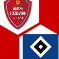 Spielinfo | SC Weiche Flensburg 08 - Hamburger SV II 2:0 | 22. Spieltag | Regionalliga Nord 2017/18