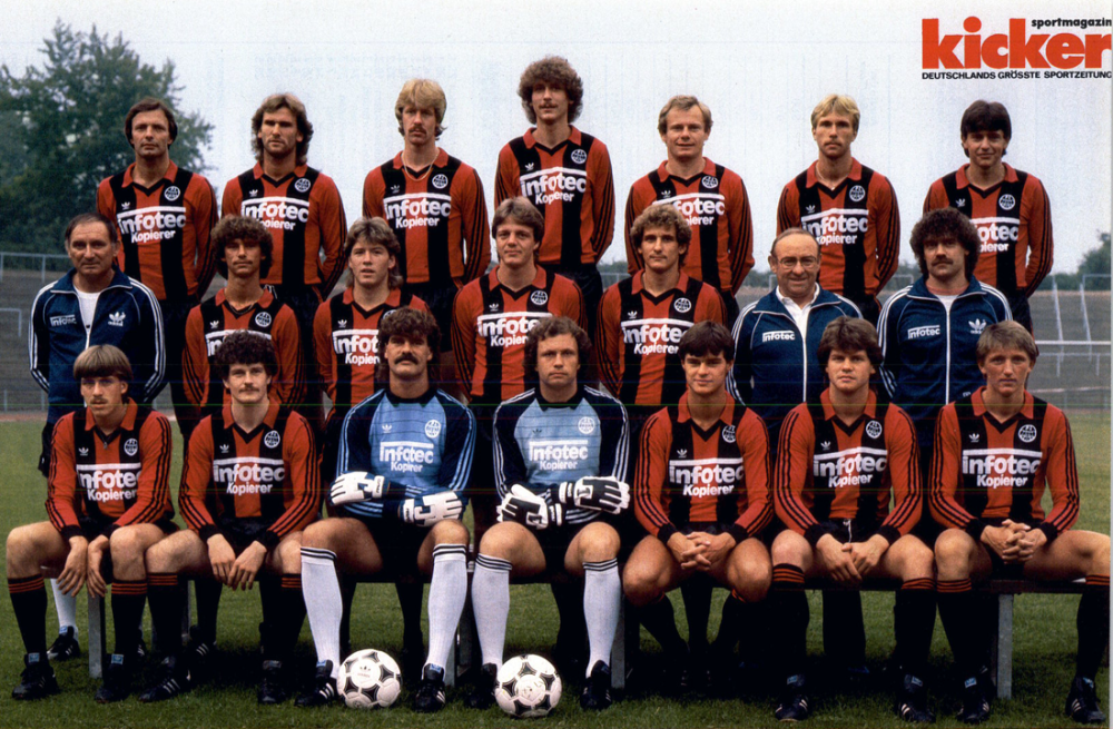 Autogrammkarte Ralf Falkenmayer – Eintracht Francfort 1984-85 – Original – Bon état