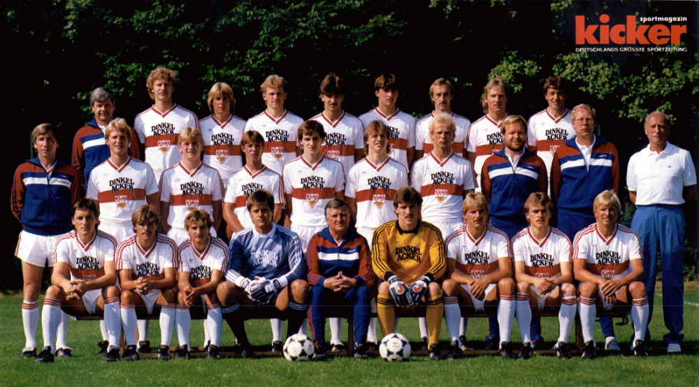 VfB Stuttgart Kader Bundesliga 1985/86 kicker