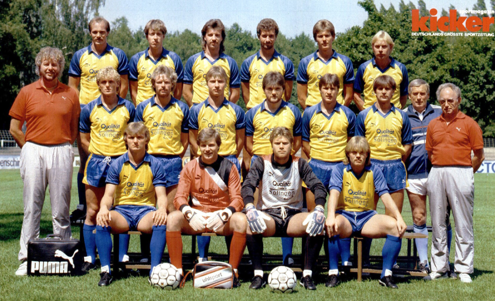 SG Union Solingen Kader 2. Bundesliga 1986/87 kicker