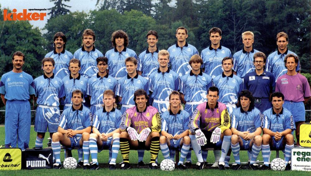 Stuttgarter Kickers Kader 2. Bundesliga 1992/93 kicker