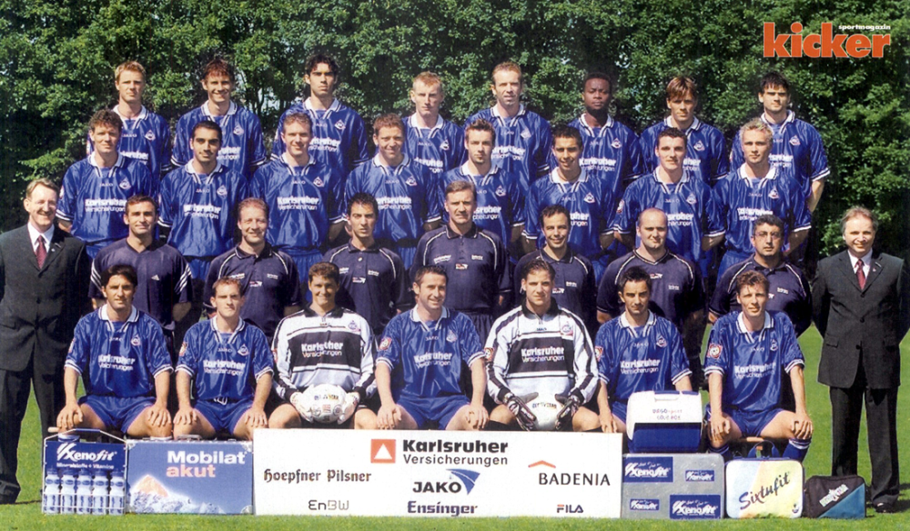 Karlsruher SC Kader 2. Bundesliga 2001/02 kicker
