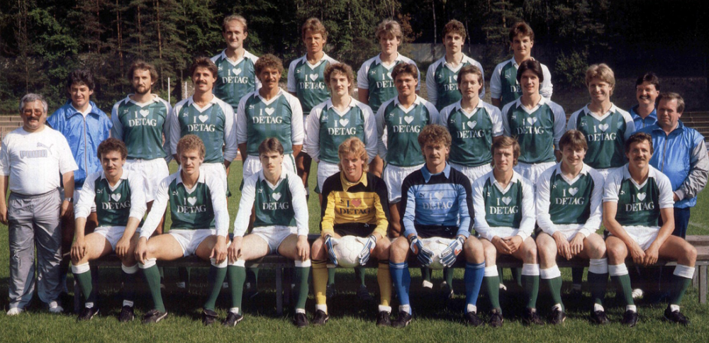 FC 08 Homburg Kader 2. Bundesliga 1985/86 kicker