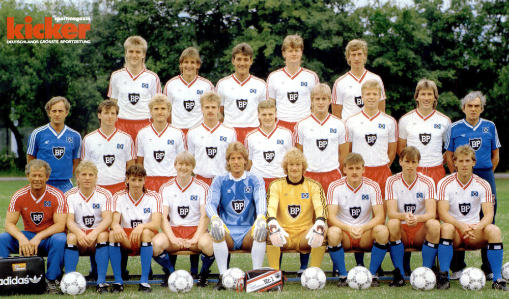 Hamburger SV Kader Bundesliga 1986/87 kicker