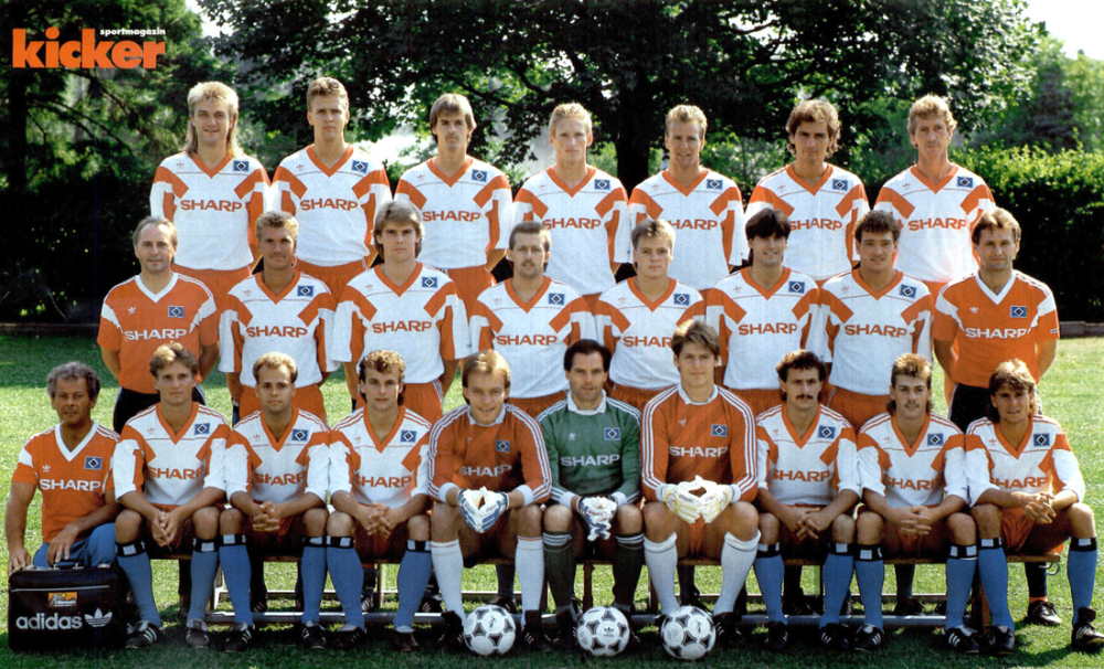 Hamburger SV Kader Bundesliga 1989/90 kicker