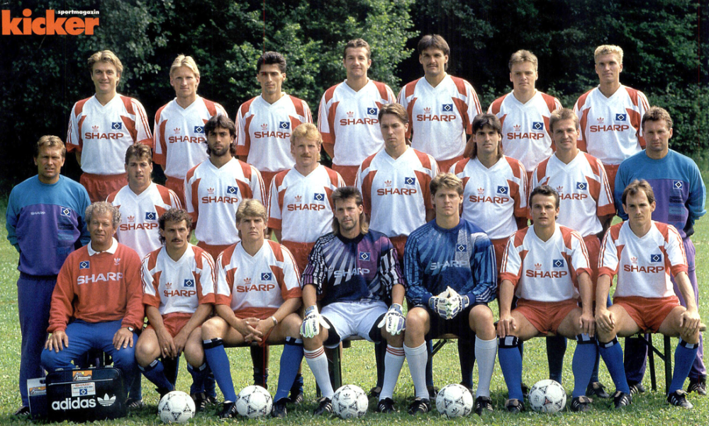 Hamburger SV Kader Bundesliga 1991/92 kicker