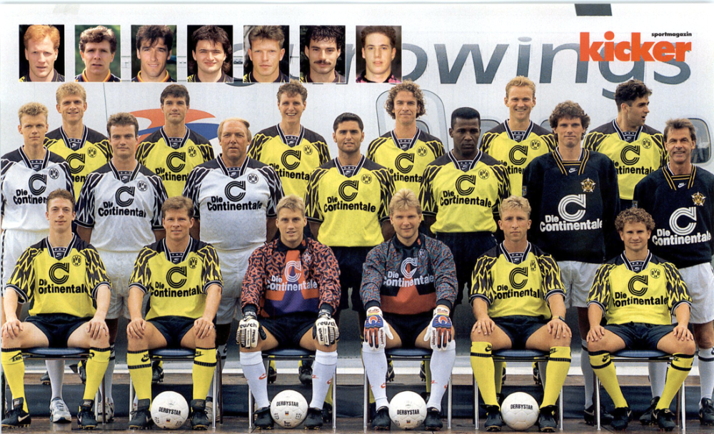 Borussia Dortmund Kader Bundesliga 1994/95 kicker
