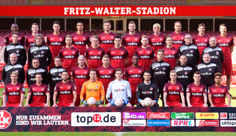 1. FC Kaiserslautern Kader 2. Bundesliga 2016/17 kicker