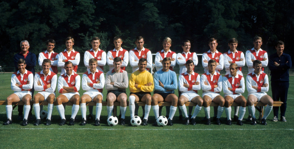 1 FC Köln Mannschaftskarte 1968-69 
