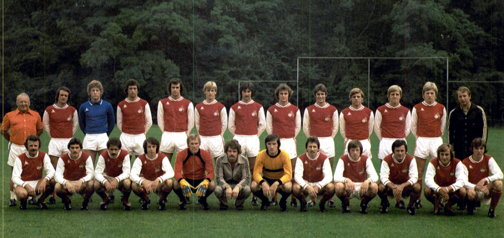 1 FC Köln Mannschaftskarte 1975-76 
